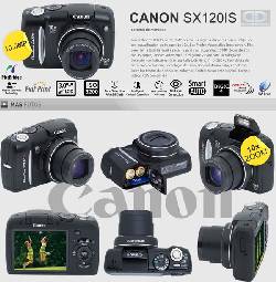 Canon Sx120 Is 10 Mp Zoom Optico 10x Estabilizado Lcd 3 Medellin, Colombia