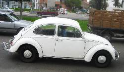 Volkswagen Escarabajo Beetle Modelo 66 Blanco !!!  Bogota, Colombia