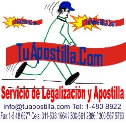 Servicio de Legalizacin y Apostilla BOGOTA, Colombia