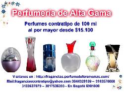 Perfumera Contratipo de 100 ml desde $15.100 Colombia bogota, colombia