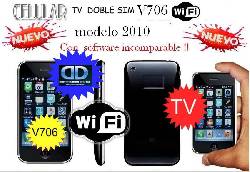 Miniphone V706 Tv Wifi Java Doble Linea Camara Sha Medellin, Colombia