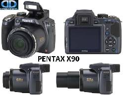 Camara Digital Pentax X90 12.1 Mp Zoom 26x Y Lcd De 2.7 Medellin, Colombia