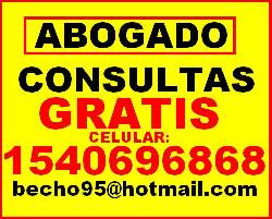 Abogados Consultas Gratis Cap. Fed. 15-40696868 Capital Federal, Argentina