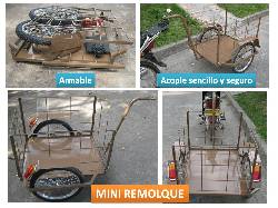 Venta de Remolque moto, Mini Remolque, Motoremolque  Cali, Valle, colombia