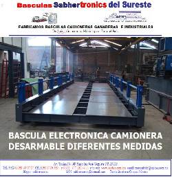 Bascula Para Pesar Camiones MARCA SABHERTRONICS  oaxaca, mexico