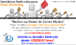 Servidores para Email Marketing - Correo Masivo BOGOT, Colombia