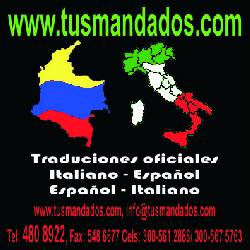 Traducciones oficiales a Italiano Bogot, Colombia