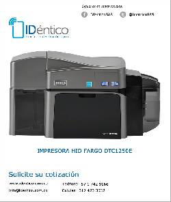 Impresora de Carnet, Termoimpresora HID Fargo DTC1250e, Bogot, Colombia