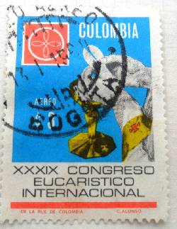 ESTAMPILLA CONGRESO 1968 REF 5441 $ 4.000 Medellin, Colombia