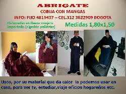 COBIJA CON MANGAS ABRIGATE BOGOTA, COLOMBIA