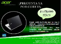 ACER E5-473-35X4, INTEL CORE I3 4005U, HDD 1T, RAM 4GB, BOGOTA, Colombia