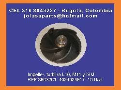 3803261 impeller turbina cummins ISM M11 L10 bogota, colombia