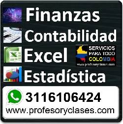 Profesor particular Finanzas Contanilidad Medellin Exce MEDELLIN, COLOMBIA