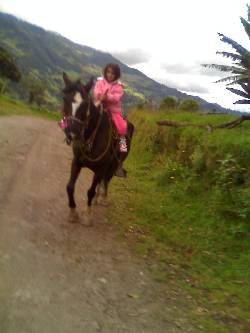 cabalgata y comida en la calera bogota, colombia