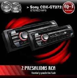 Radio Stereo Sony Gt 272 / Mp3 / Aux / Control Rem 4800322, colombia