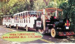 TOUR VUELTA A LA ISLA EN TREN San Nadres Islas, Colombia