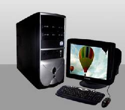 Core2Duo, Board Intel, 500GB, 2BG RAM 256MB Video med, col