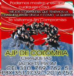 Chaquetas prom jackets prom  class  Bogota Colomb bogota, colombia
