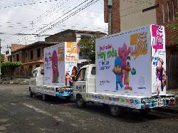 Alquiler de Vehiculos Publicitarios Cali, Colombia