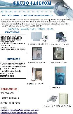 venta de plantas telefonicas usadas y nuevas  bogota d.c., colombia