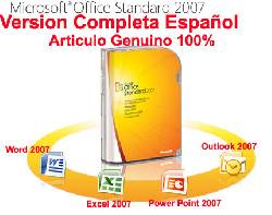 OFFICE 2007 STANDARD ESPAOL LICENCIA Y CD HOLOGRA Bogota, Colombia