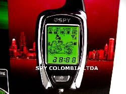 ALARMA MOTO SPY DOBLE VIA DOS CONTROL REMOTO LCD BOGOTA, COLOMBIA
