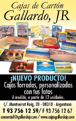 Cajas personalizadas con tus fotos y texto Barcelona, Espaa